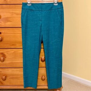 Loft Pants Julie Size 4 Teal